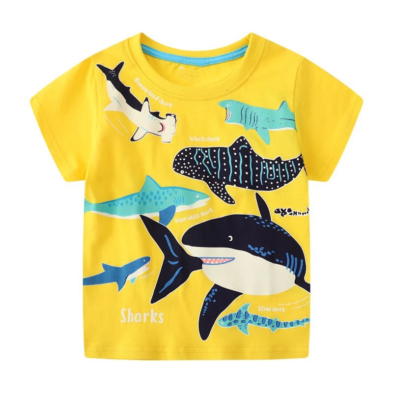 Luminous Dinosaur Boys T Shirt