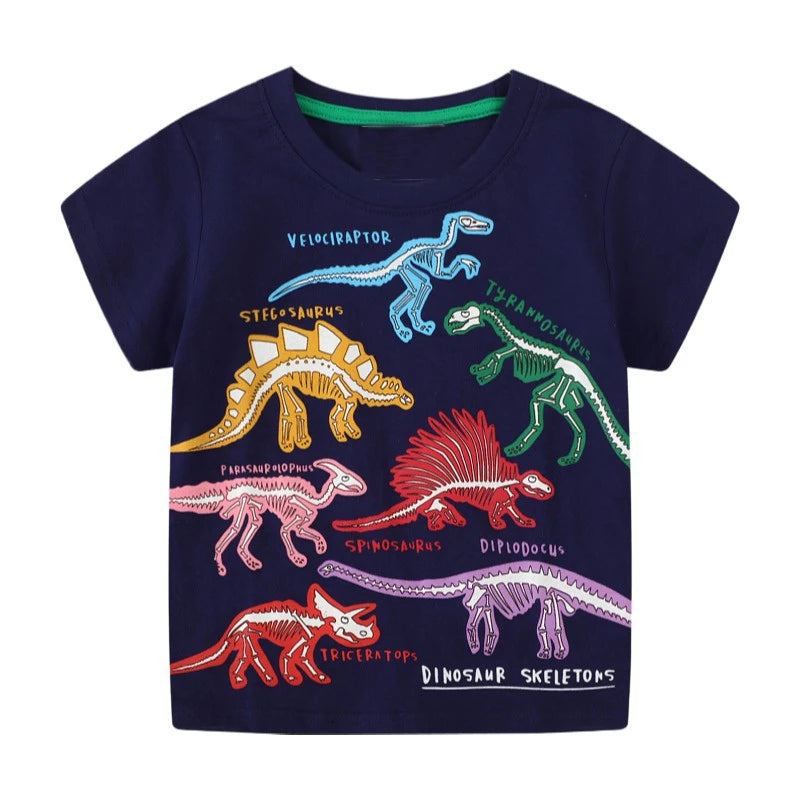 Luminous Dinosaur Boys T Shirt