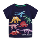 Luminous Dinosaur Boys T Shirt