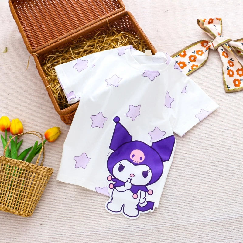 Summer Girls' Clothing Three-Dimensional Cute Cartoon Star