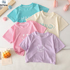 Children Ice Silk Short-Sleeved T-Shirt