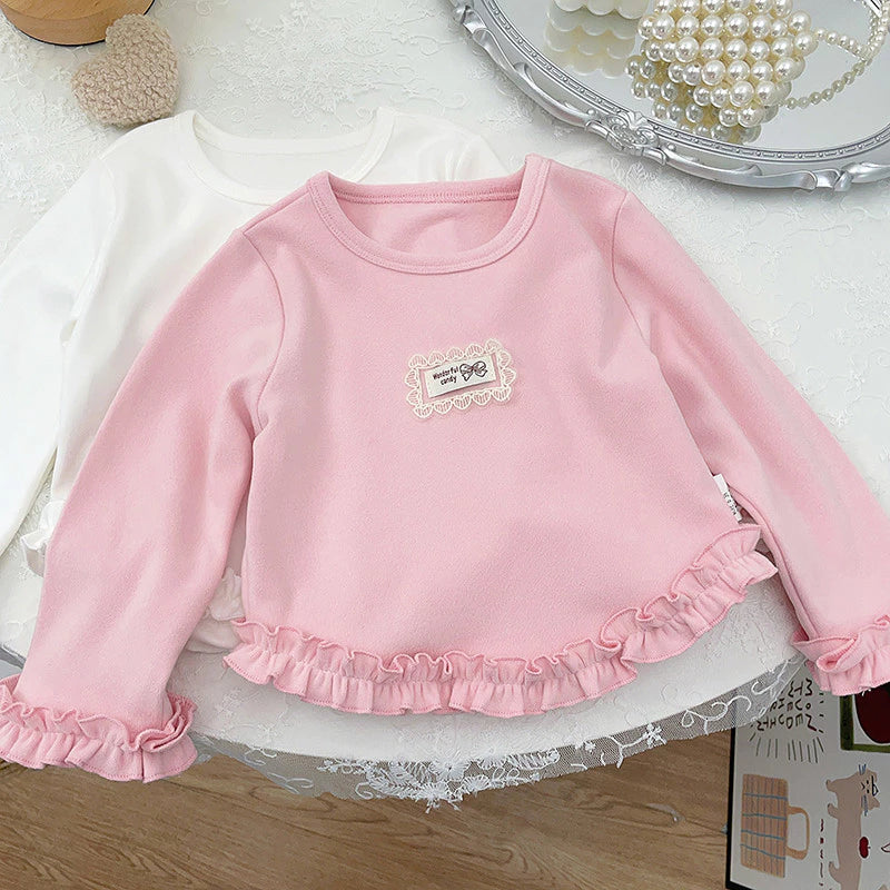 Girls Long-Sleeved T-Shirt Princess Style