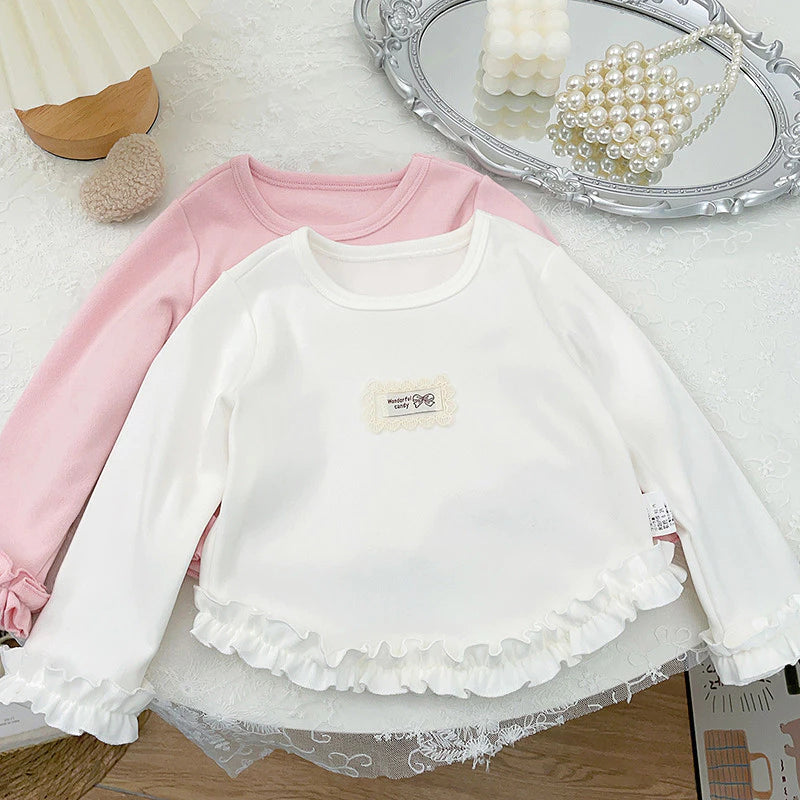 Girls Long-Sleeved T-Shirt Princess Style