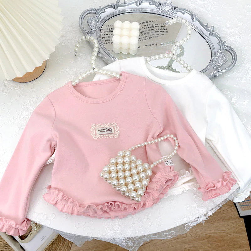 Girls Long-Sleeved T-Shirt Princess Style