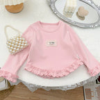 Girls Long-Sleeved T-Shirt Princess Style
