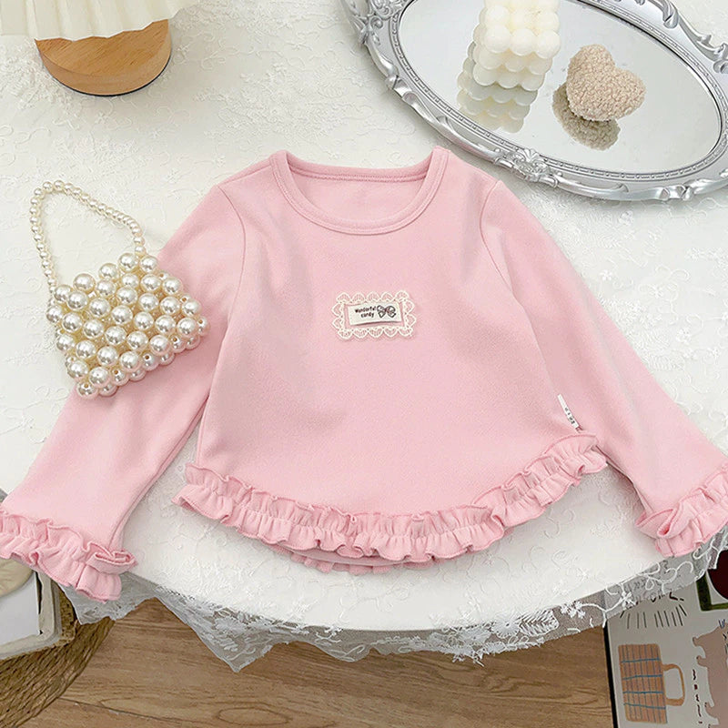 Girls Long-Sleeved T-Shirt Princess Style